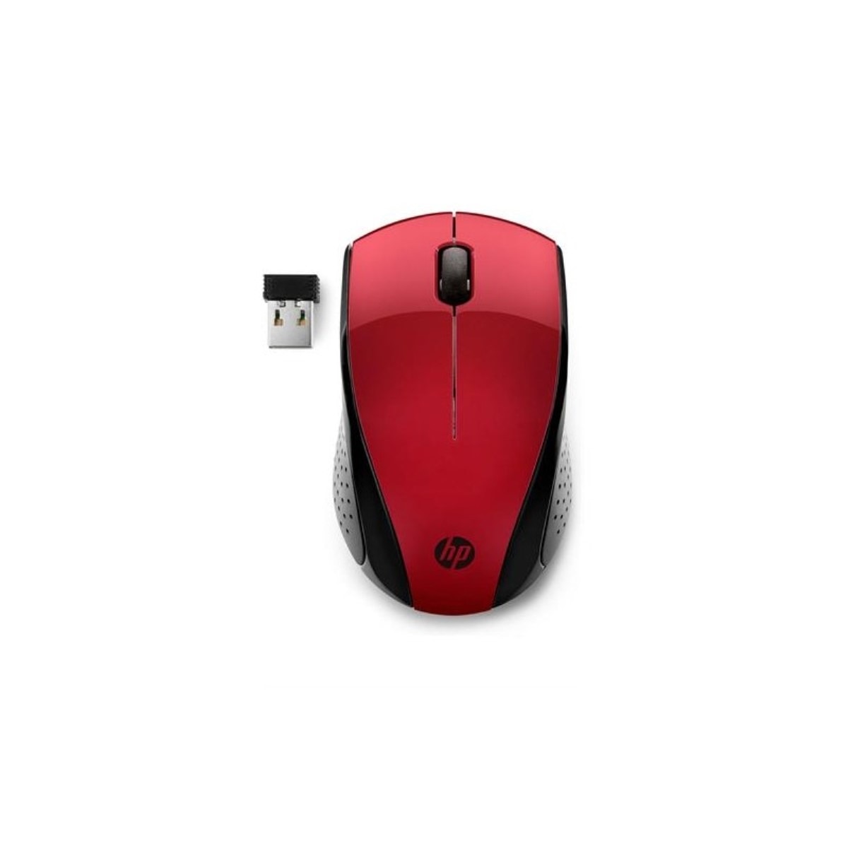 Rato Wireless HP 220 - Vermelho Vermelho / Preto-2