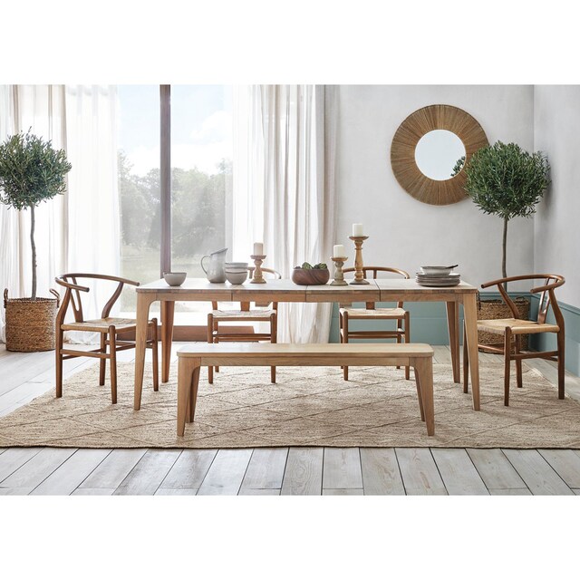 Imagen 0 de Mesa de comedor extensible de madera de roble Babylon