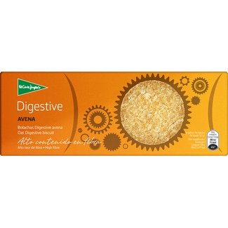 galletas Digestive de avena con alto contenido en fibra estuche 425 g - El Corte Ingles