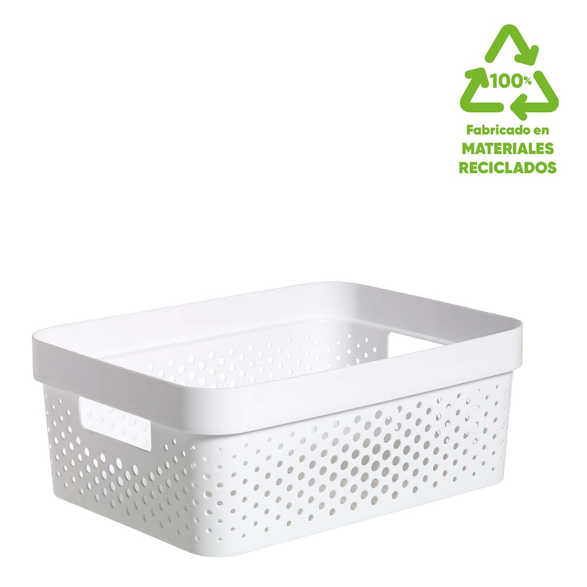 Cestas de ordenación Infinity Curver Blanco-2