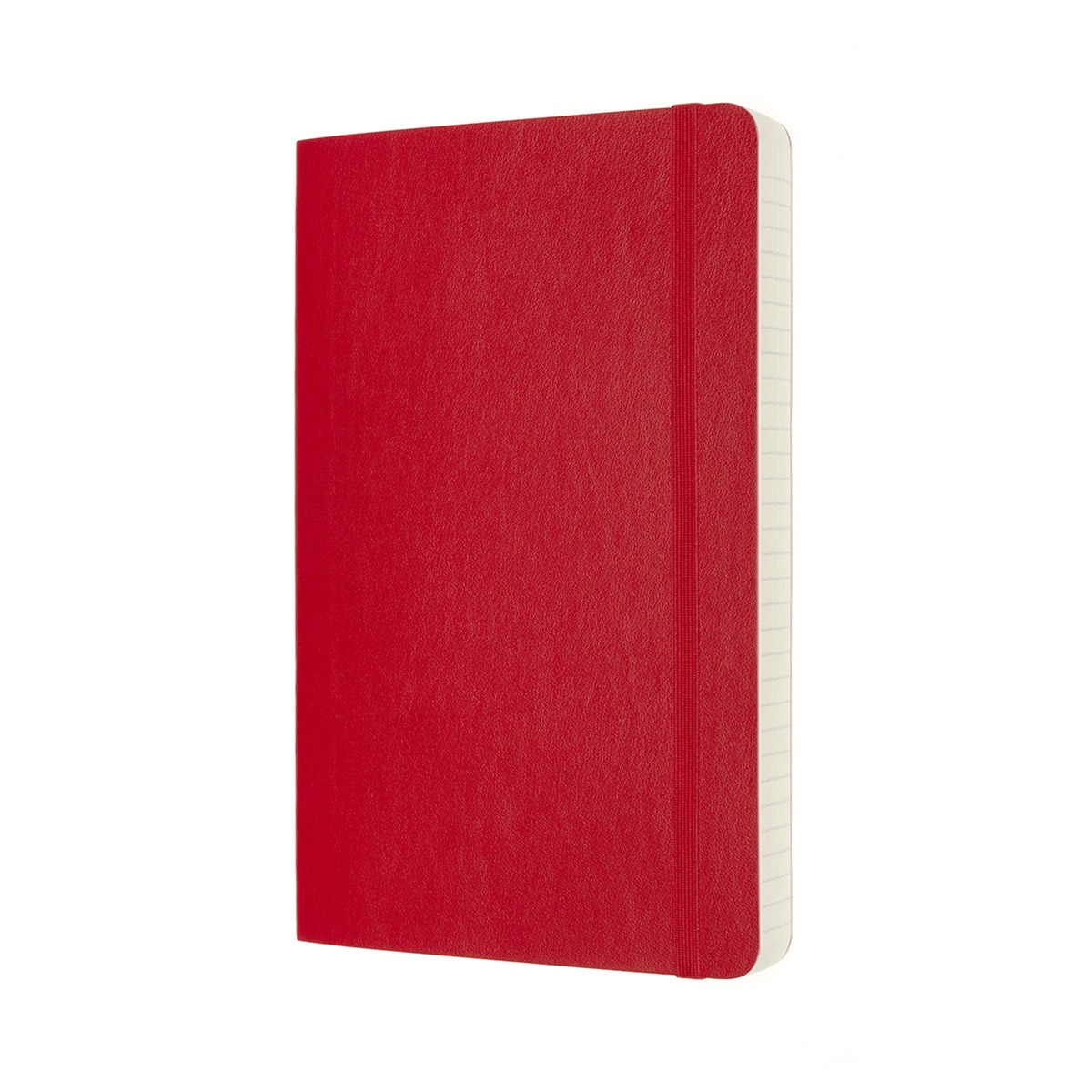 Caderno Classic Large Expanded Capa Mole de Folhas de Linhas - Vermelho Vermelho-2