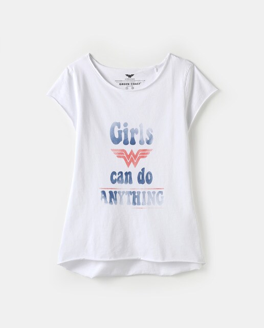 Camiseta de mujer con mensaje frontal manga corta · Green Camiseta para mujer con mensajes navideños – Descúbrela aquí