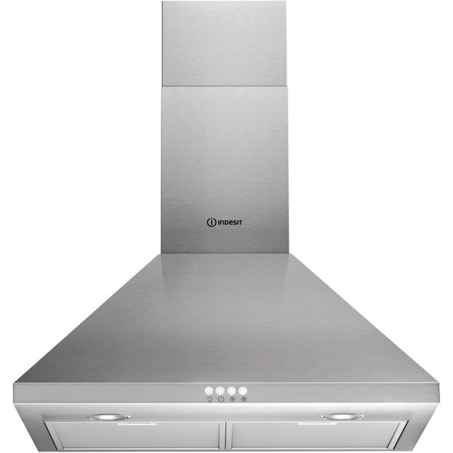 Imagem 0 de Exaustor de Parede Indesit IHPC 6.5 LM X com 3 Velocidades e de 60 cm - Inox