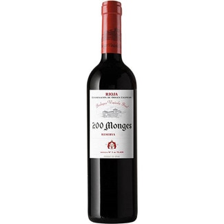 vino tinto reserva DOCa Rioja botella 75 cl - 200 Monges