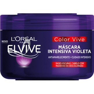 Elvive Color Vive Máscara Capilar Intensiva Violeta para Cabelo com Madeixas embalagem 250 ml - L´oréal