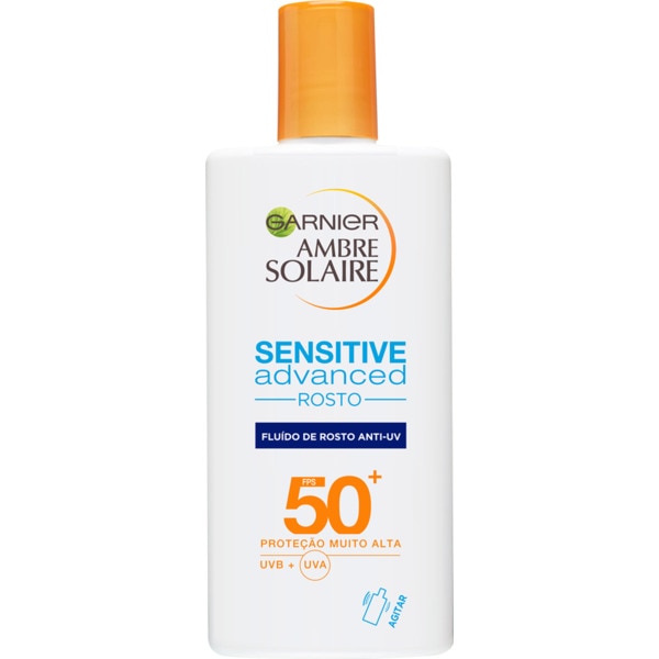 Protetor Solar de Rosto 50+ embalagem 40 ml