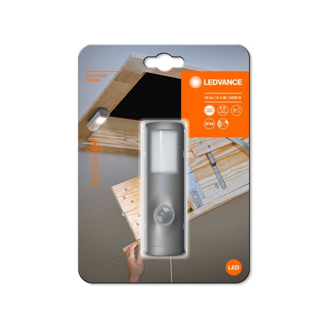 Luz guía LED a pilas Nightlux Torc Gris-2