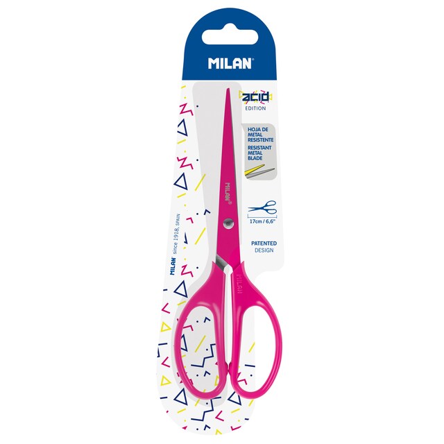Imagen 0 de Tijeras de Oficina ACID   MILAN Color Rosa