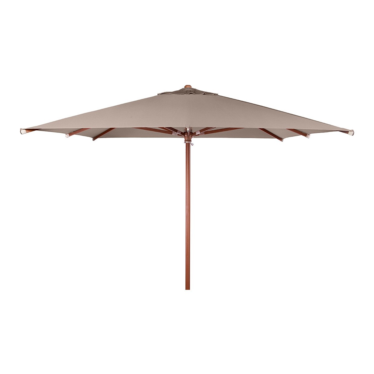 Ezpeleta - Parasol Cuadrado De Madera Java Topo