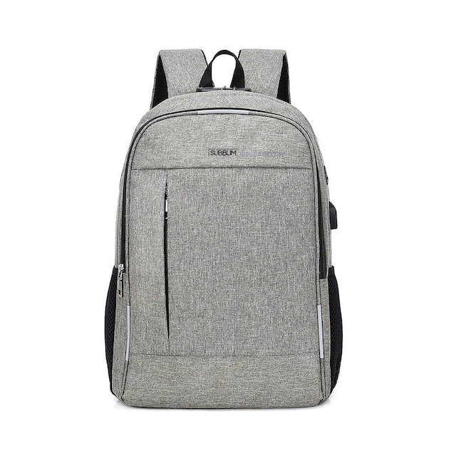 Imagen 0 de Mochila gris Subblim Urban Lock para portátiles hasta 16"