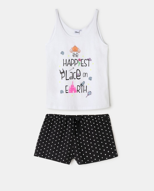 Pijama corto de mujer tirantes de Disney