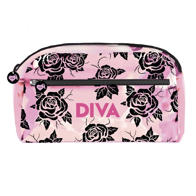 Imagem 0 de Nécessaire estojo simples Rosas La Vecina Rubia Rosa