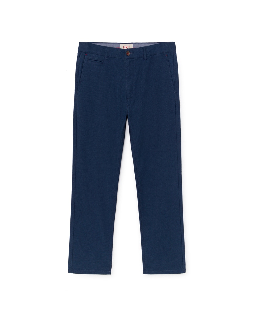 HKT By HACKETT - Chino De Hombre Slim Azul Marino