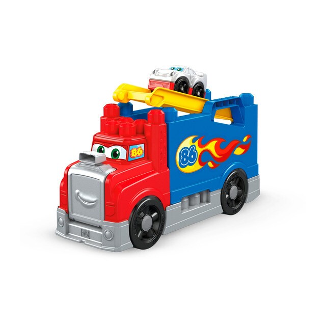 Mega Bloks Garaje de coches de carreras, juguete construcción bebé +1
