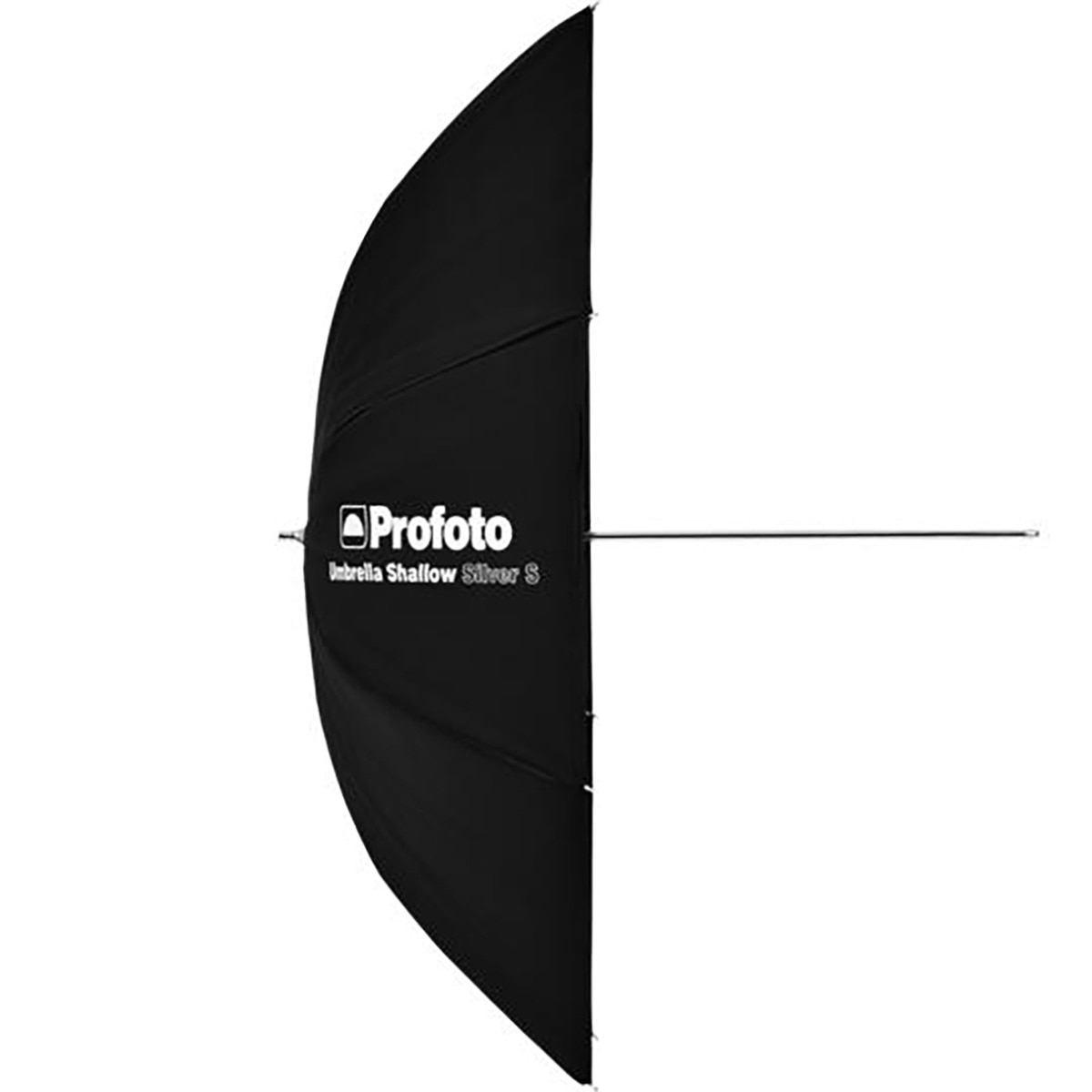 paraguas Profoto Shallow Silver S (85 cm ) Negro-1
