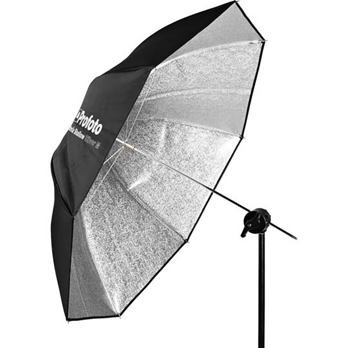 paraguas Profoto Shallow Silver M (105 cm  ) Negro-4