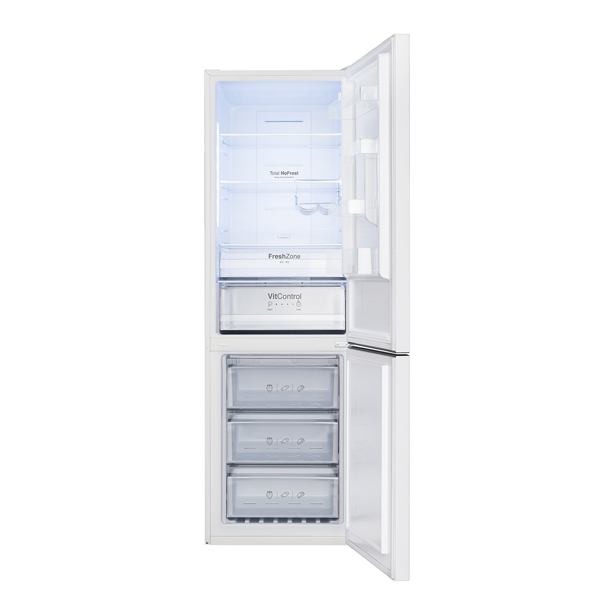 Frigorífico Combinado Fagor 3FFK-6645 No Frost e de 185,5 cm - Branco Branco-2