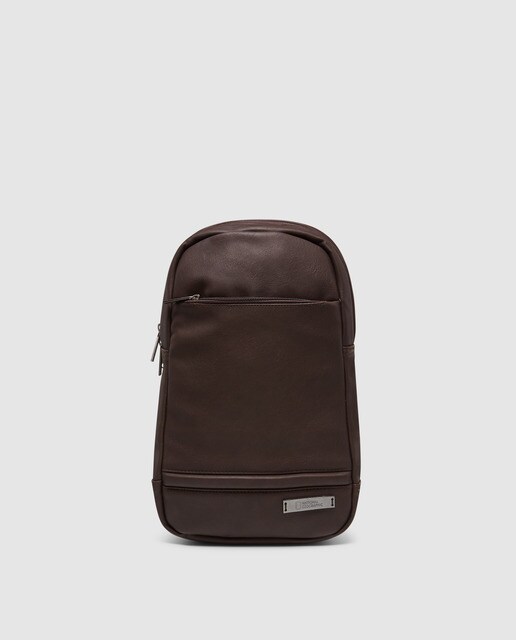 Mochila lateral de hombre National Geographic en marrón · National  Geographic · El Corte Inglés