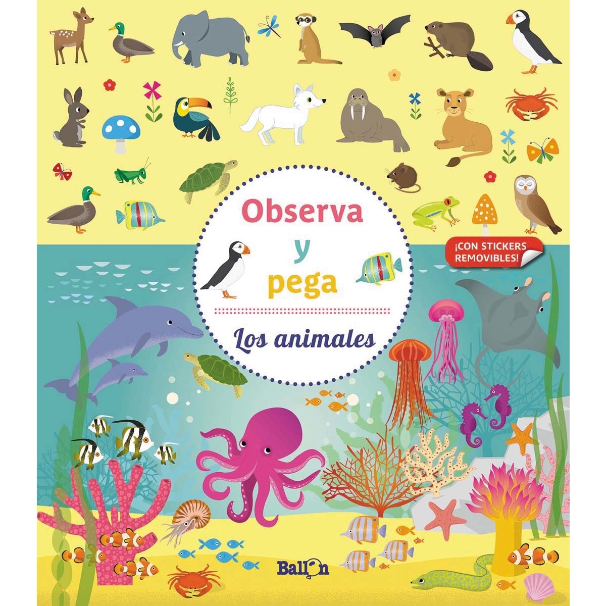 OBSERVA Y PEGA - LOS ANIMALES 1