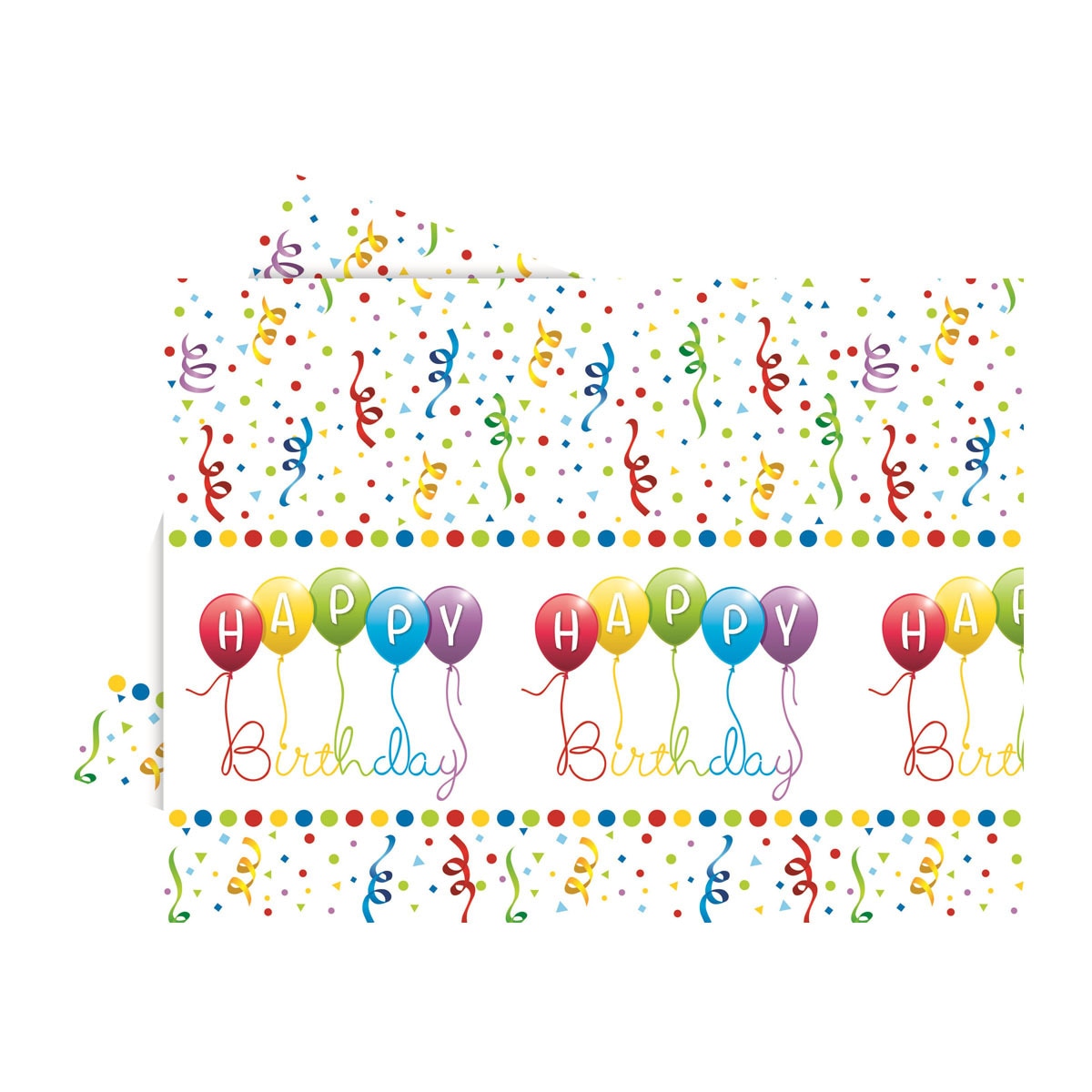 Imagen 0 de Mantel plástico Streamer Birthday