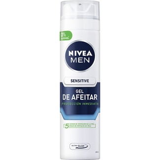 gel de afeitar Senstive spray 200 ml protege la piel de irritaciones - Nivea Men