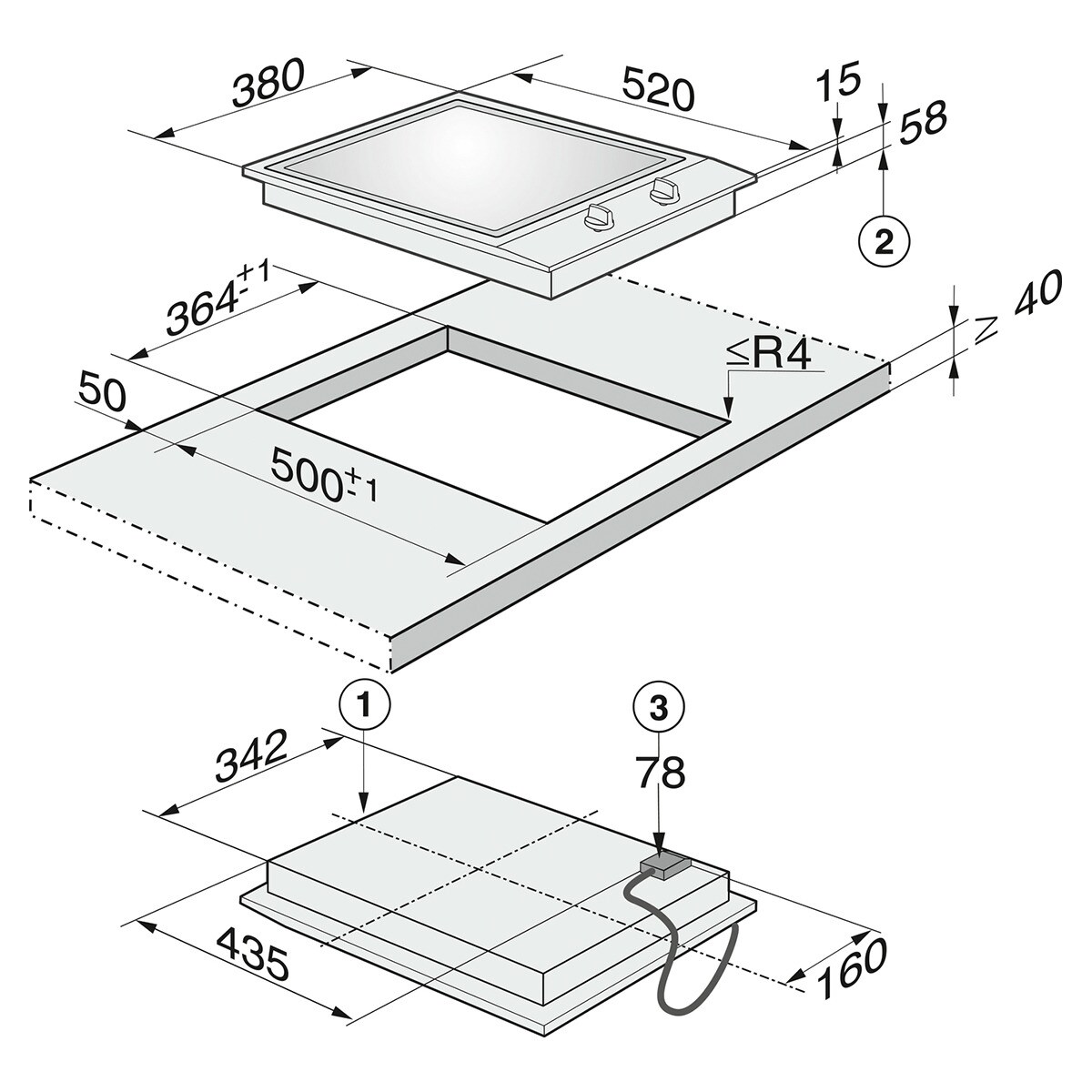 Placa modular Miele CS1327Y Teppan Yaki Inox-2
