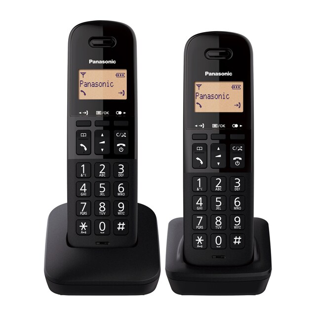 Imagen 0 de Teléfono inalámbrico dúo Panasonic KX-TGB612SPB Dect negro