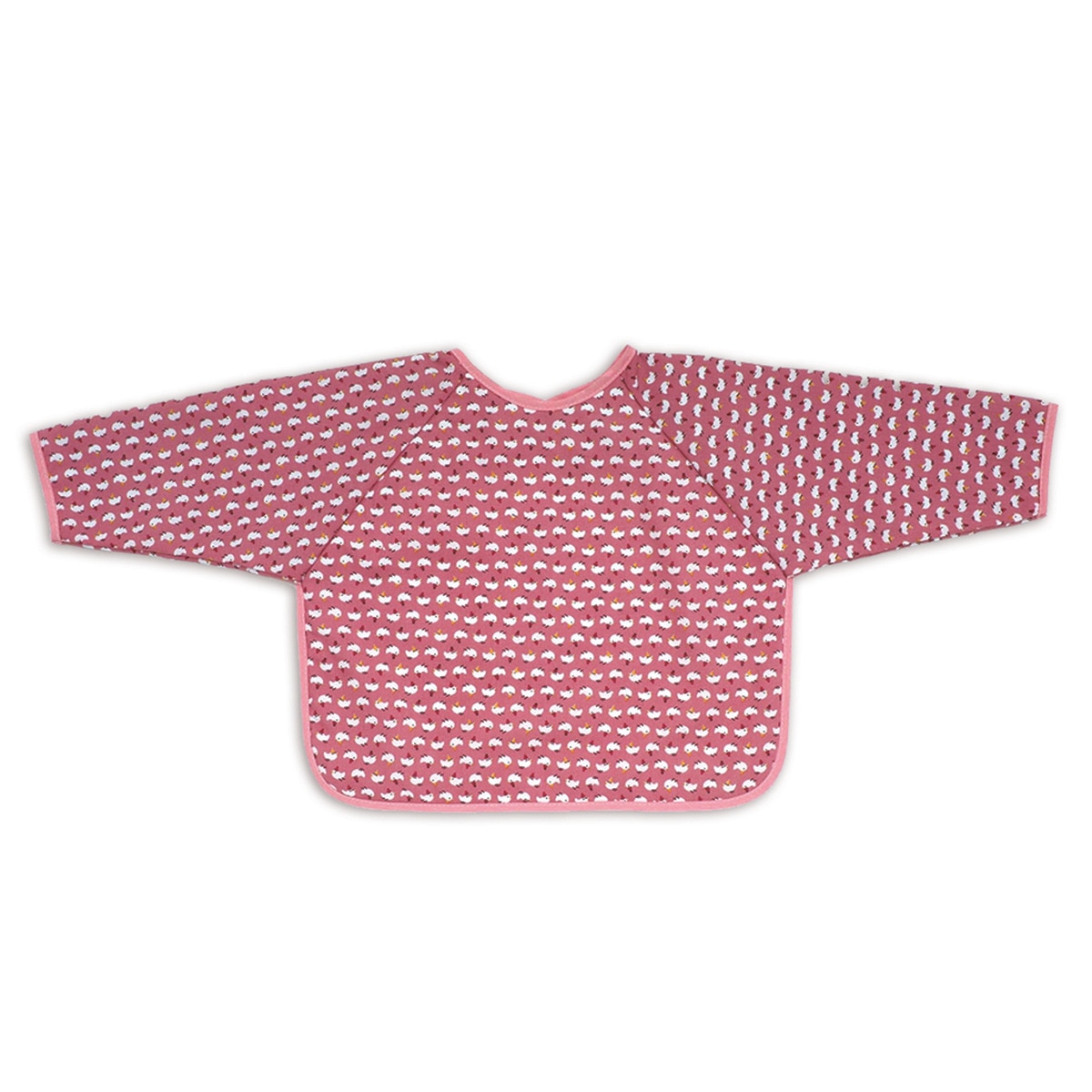 Imagen 0 de Babero con mangas Ti Tín  estampado Pollitos Rosa