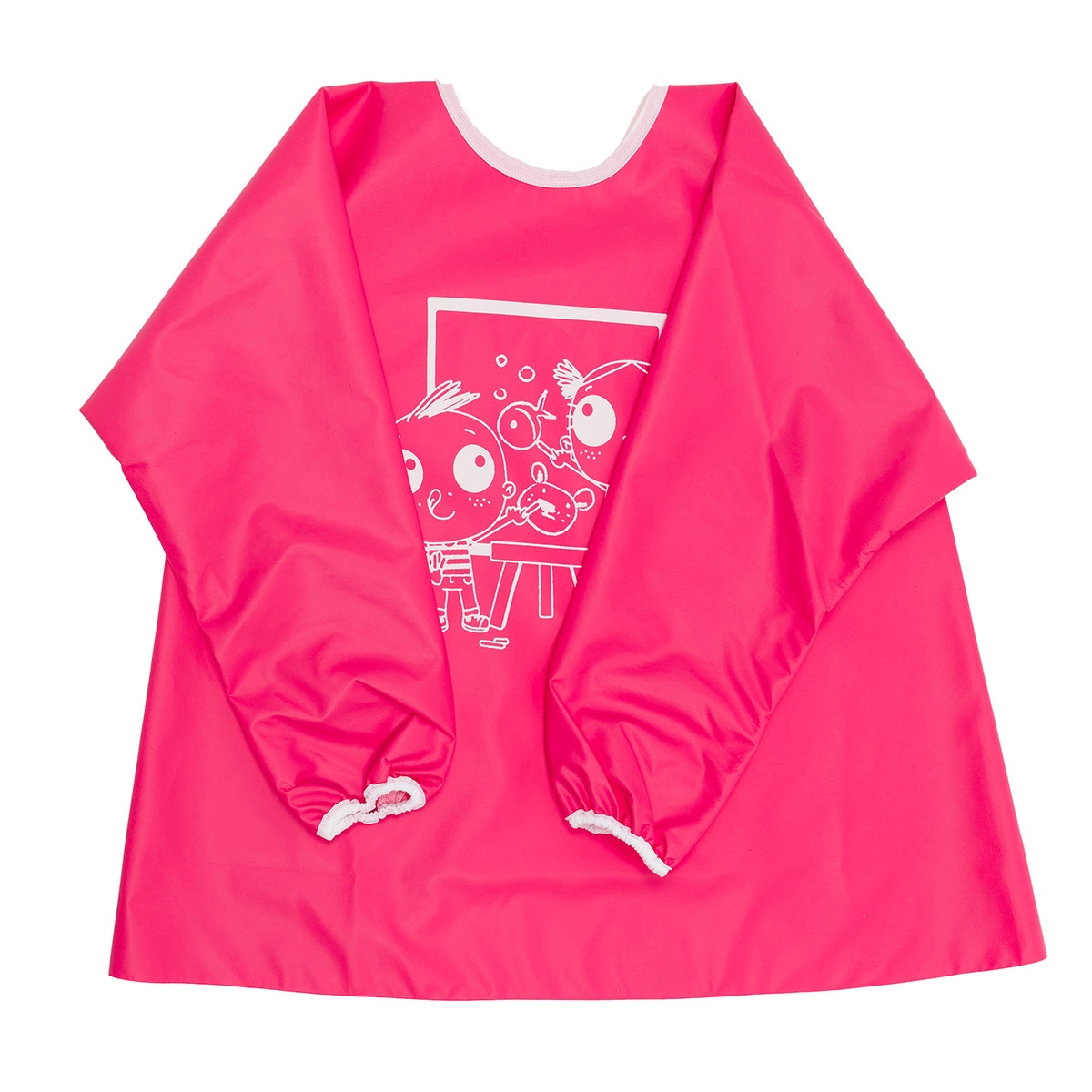 Bata impermeable Ti Tín estampada Rosa Azul-1