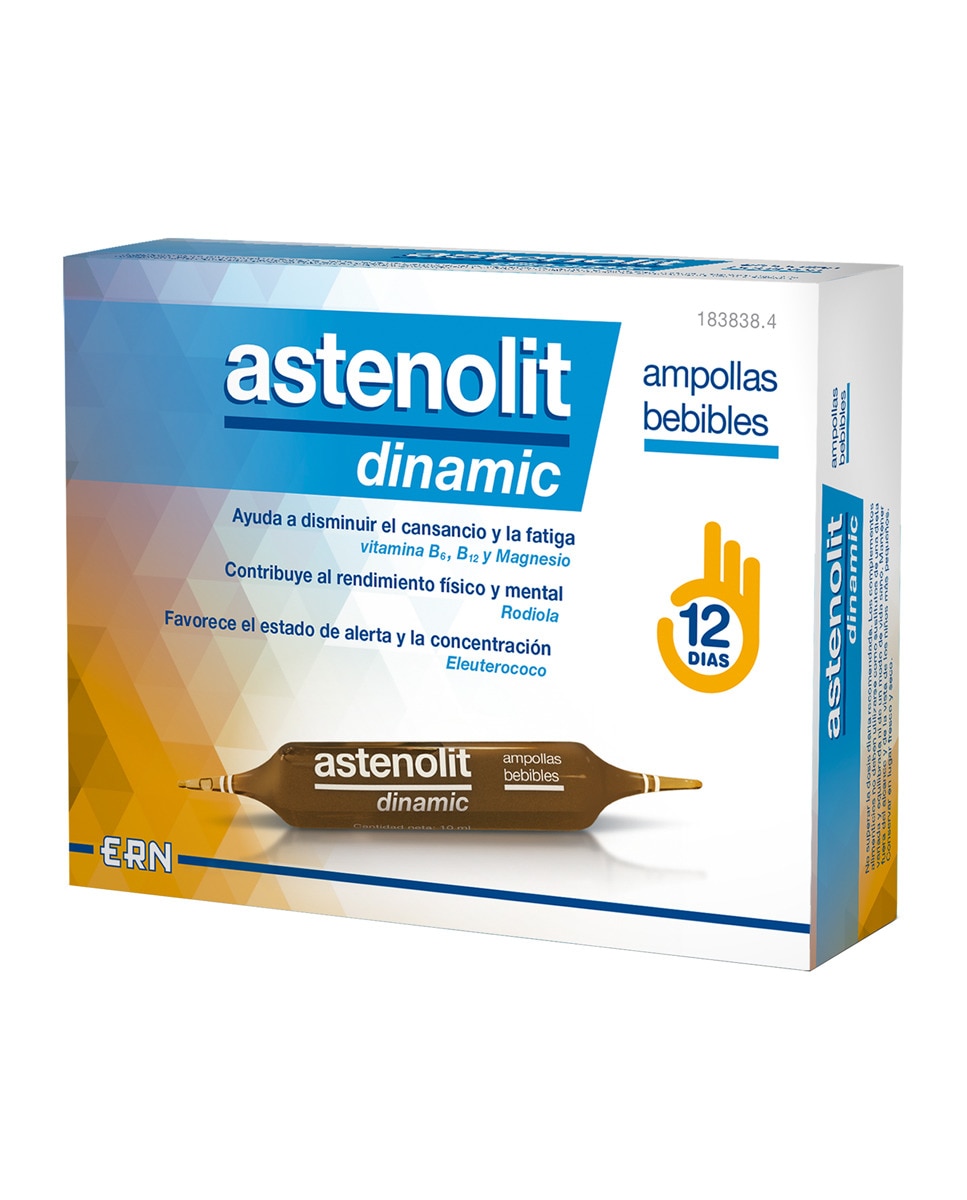 Imagen 0 de 12 Ampollas Bebibles Dinamic Astenolit