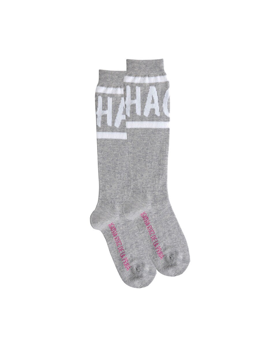 Agatha Ruiz De La Prada - Calcetines Infantiles Altos Letras Agatha