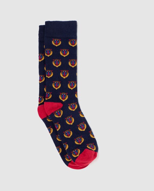 ordenar Asistir Pericia Calcetines altos de hombre fantasía azul marino · Easy Wear · El Corte Inglés ordenar Asistir Pericia Calcetines altos de hombre fantasía azul marino · Easy Wear · El Corte Inglés