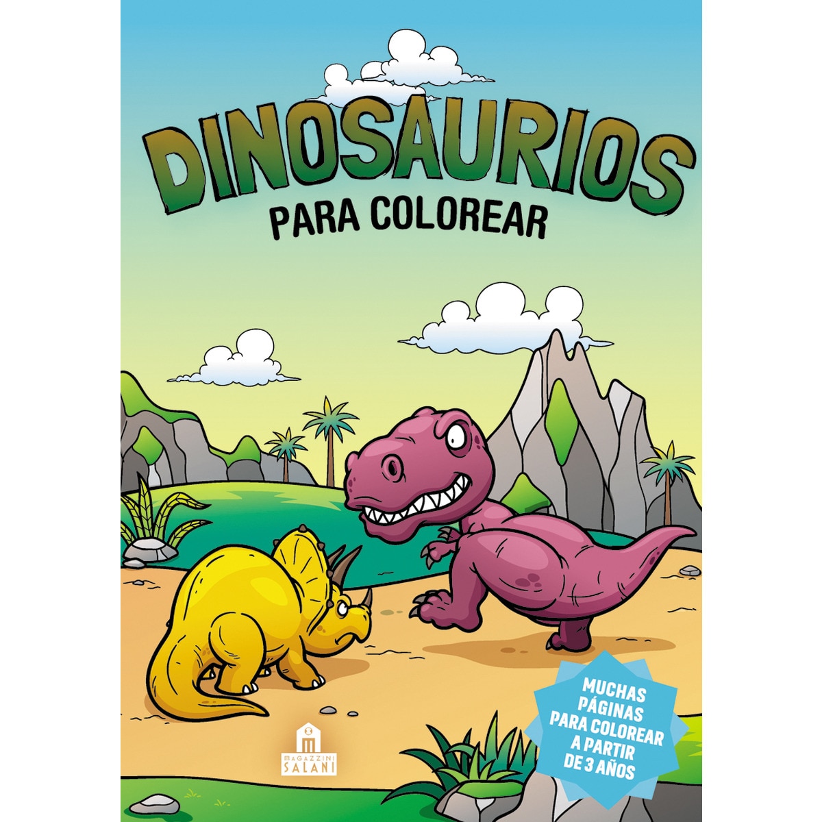 Dinosaurios para colorear(Tapa blanda) 1