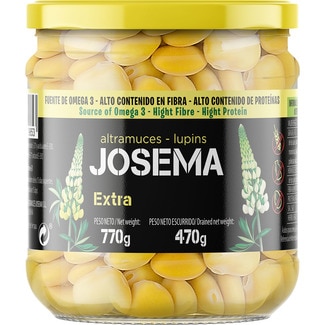 altramuces Gran Selección tarrina 470 g neto escurrido - Josema