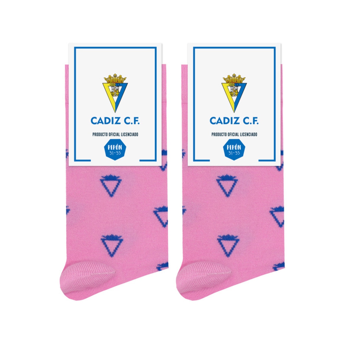 Imagem 0 de Meias Cádiz Club de Fútbol Logótipo rosa Pinrelitos