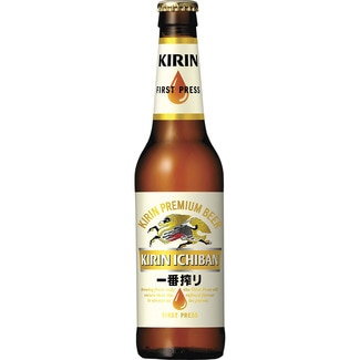 cerveza rubia tipo lager japonesa botella 33 cl - Kirin Ichiban