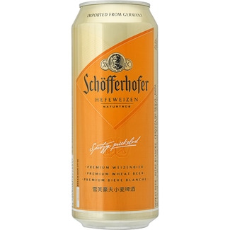 Hefeweizen cerveza rubia de trigo lata 50 cl - Schofferhofer