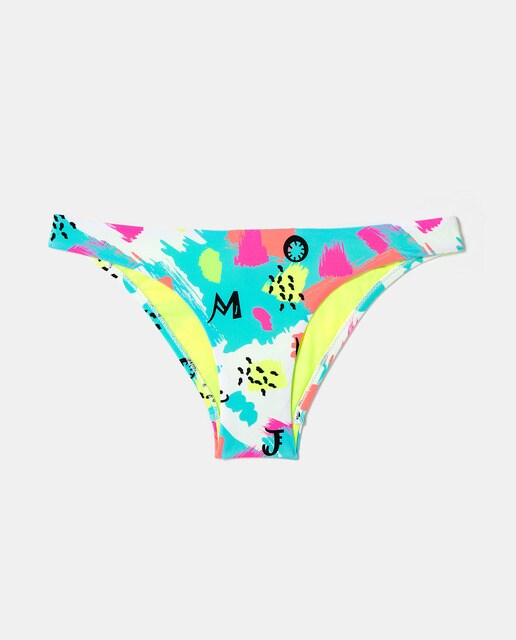Braga de bikini estampada