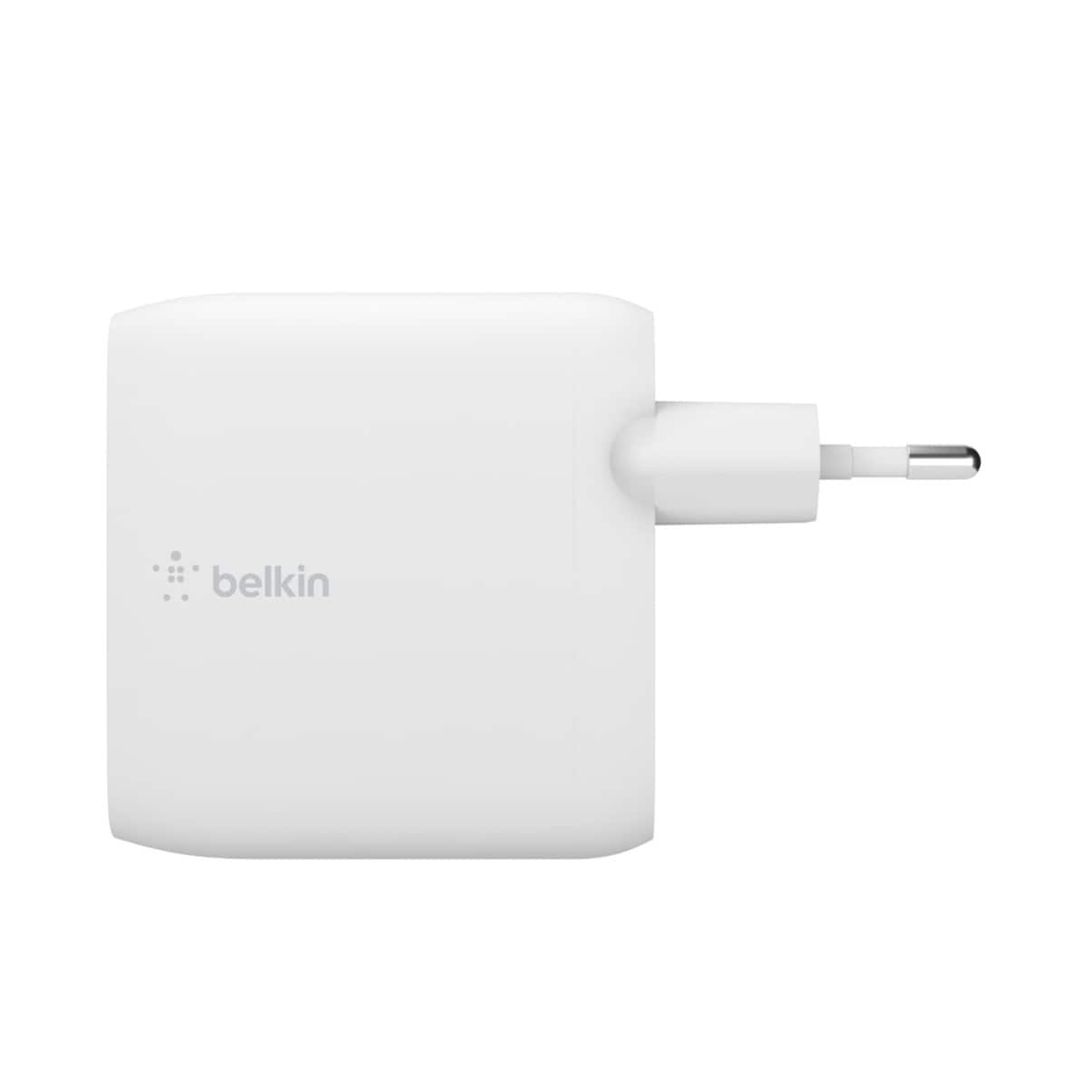 Cargador de red Belkin 68W Dual, GAN Blanco-3