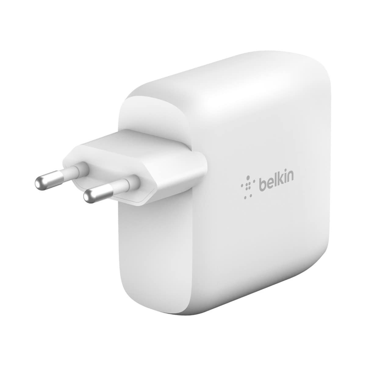 Cargador de red Belkin 68W Dual, GAN Blanco-4