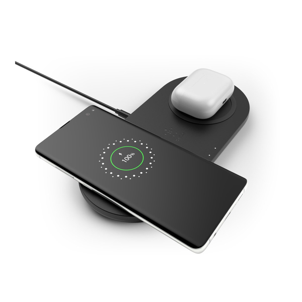 Base de carga Belkin Wireless Power Delivery 2x10 W Dual negro Negro-3