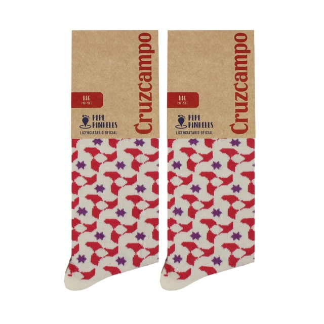 Imagem 0 de Meias Azulejo vermelhas