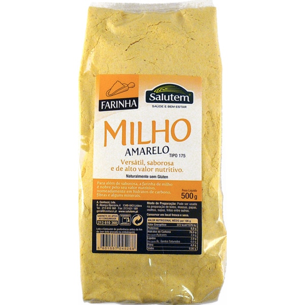 Farinha de Milho Amarelo embalagem 500 g