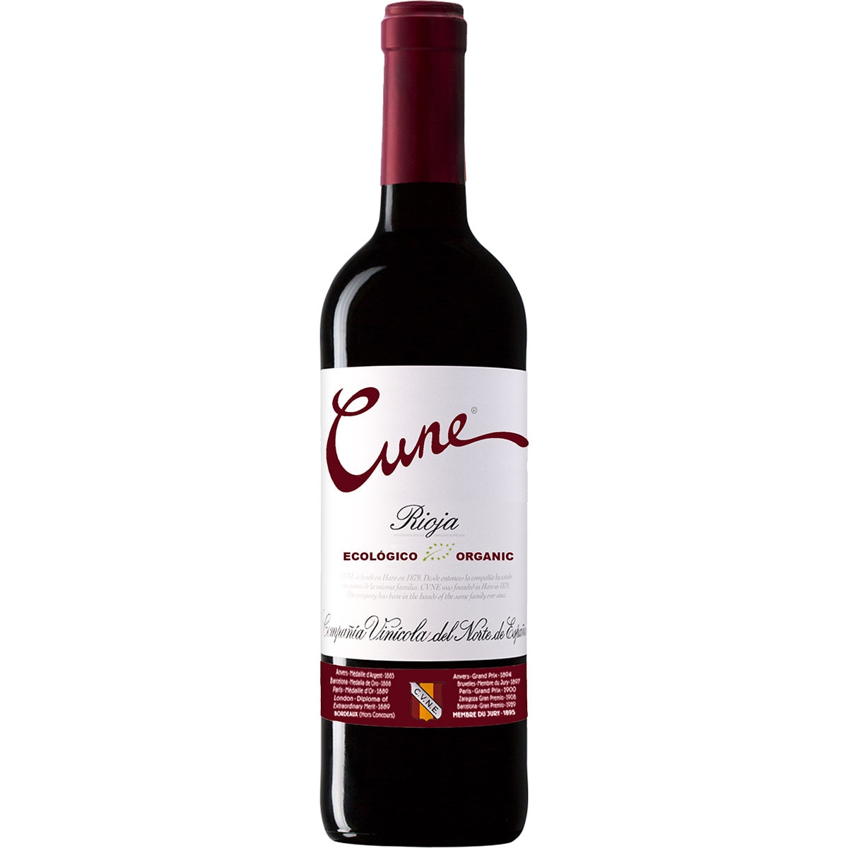 vino tinto ecológico joven DOCa Rioja botella 75 cl