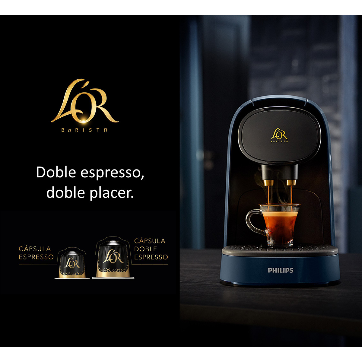 Cafetera espresso automática Philips L'OR Barista System