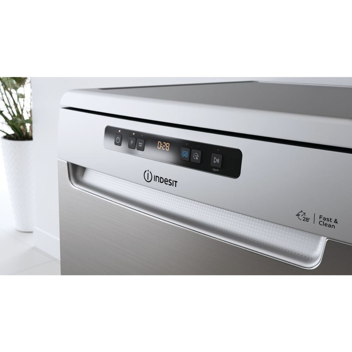 Máquina de Lavar Loiça Indesit DFO 3C23 A X para 14 Talheres e de 60 cm - Inox Inox-5
