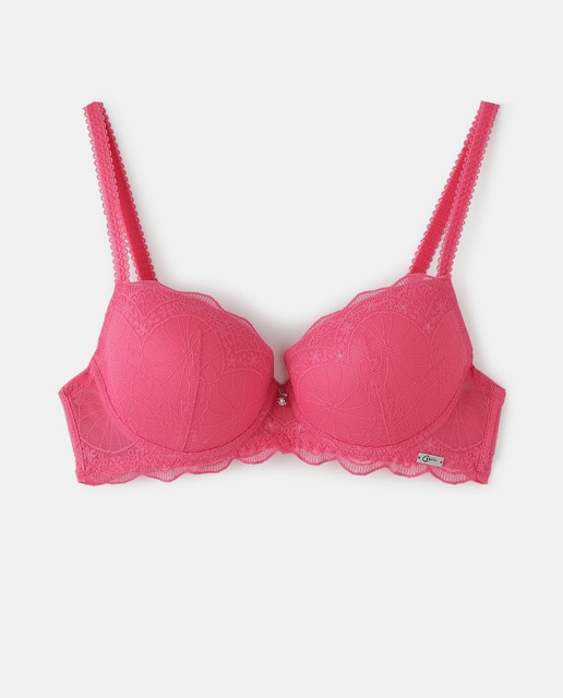 Sujetador con aro en rosa
