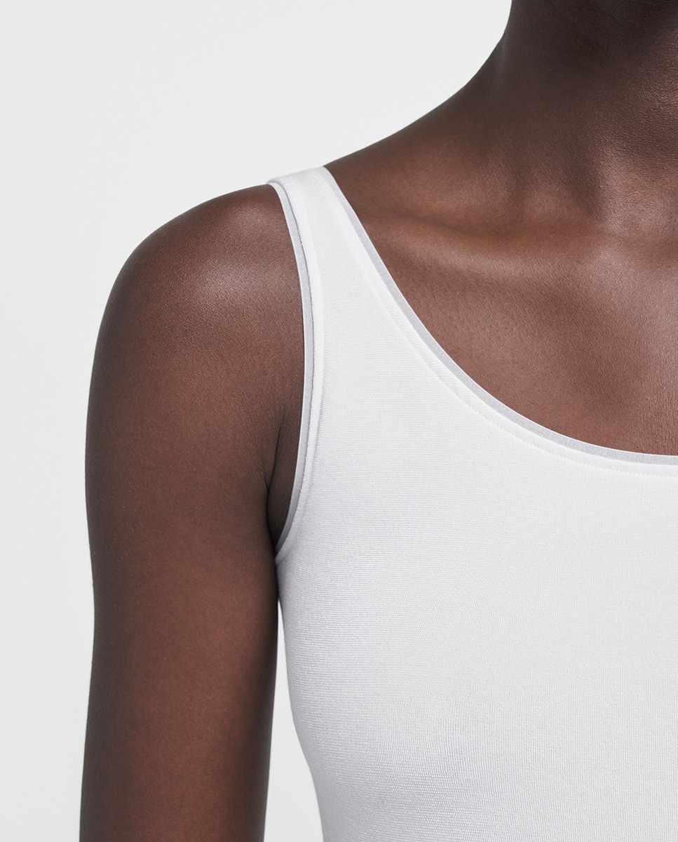 T-shirt Lisa de Alças Branco-3