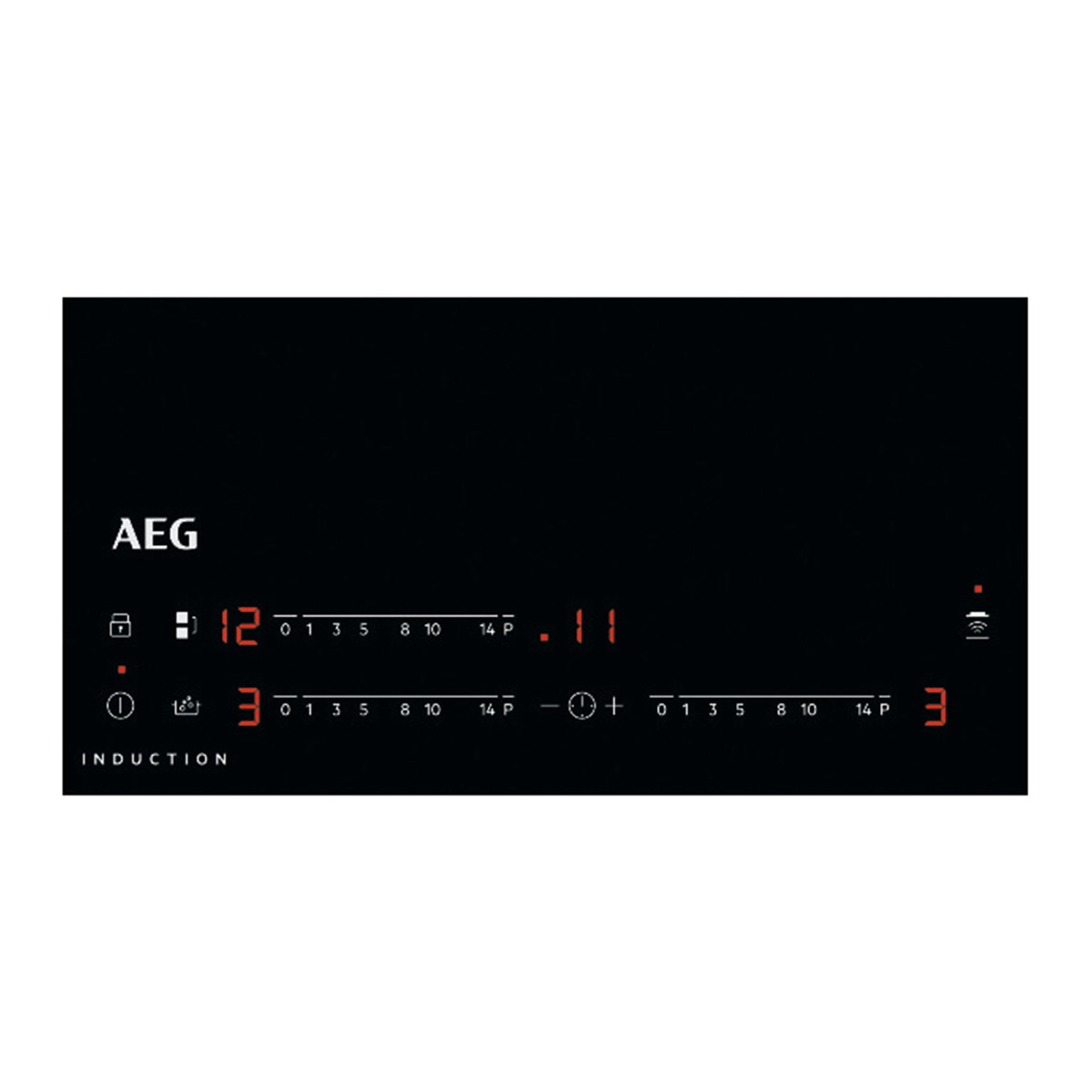 Placa de inducción AEG IAE63421FB con función Puente Negro-3