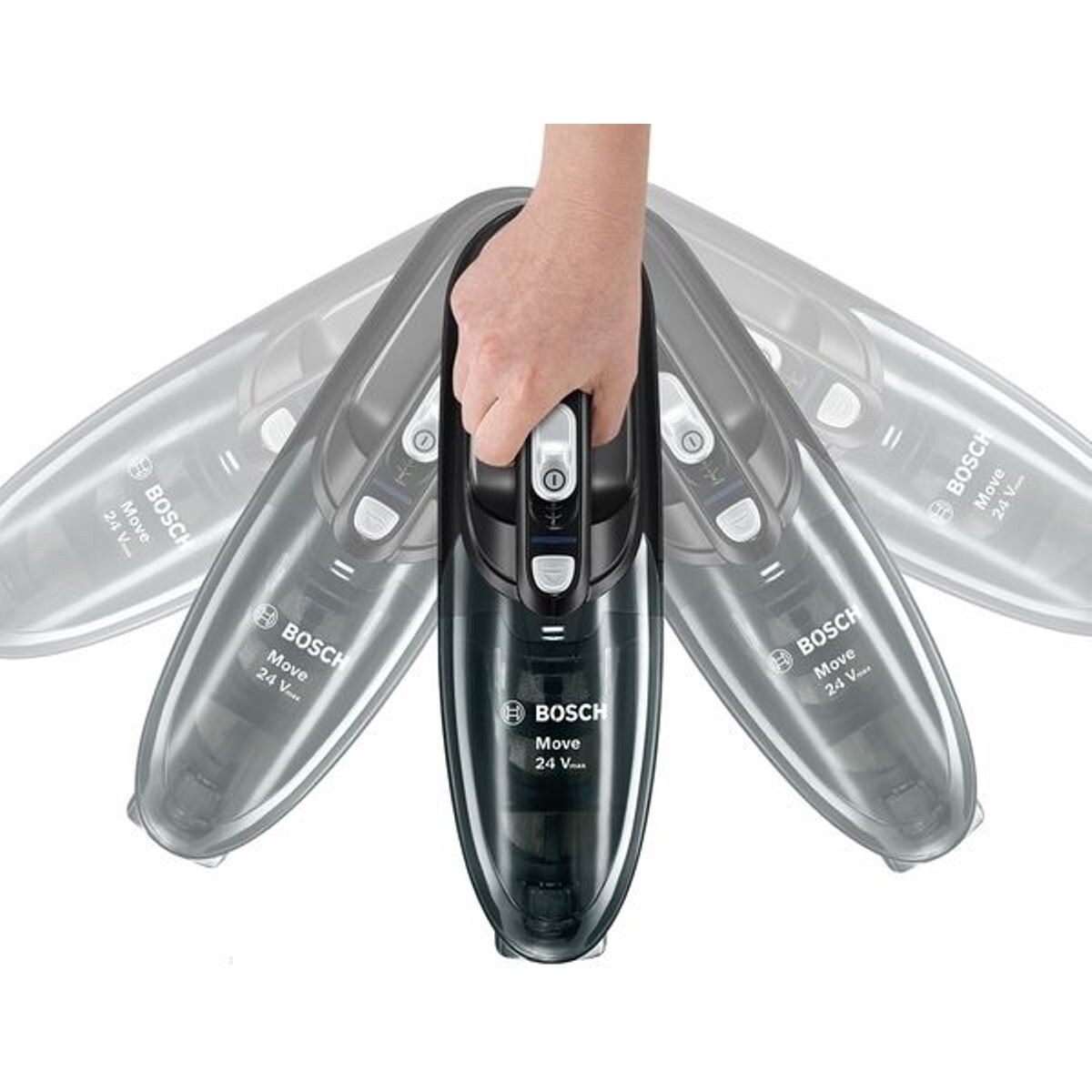 Aspirador de Mão Bosch Move Lithium BHN24L de 24 V - Preto Preto-4